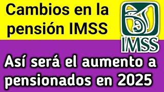 IMSS Pension Changes Expected Increases for Retirees in 2025 [upl. by Rinum392]