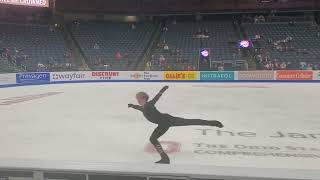 Quad axel from the Quad God Ilia Malinin [upl. by Ellimak57]