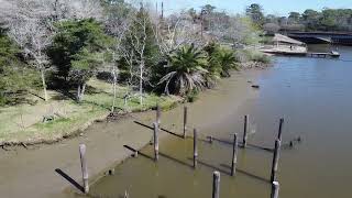 Drone flight over Dickinson Bayou TX [upl. by Shayn]