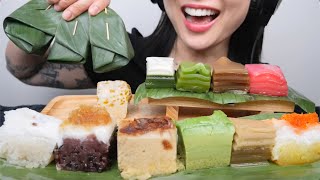 THE BEST THAI DESSERT ASMR EATING SOUNDS LIGHT WHISPERS  SASASMR [upl. by Enomys]