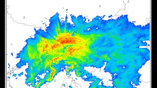 Radarska slika padavin nad Slovenijo 1 januar  30 junij 2015 [upl. by Washburn523]