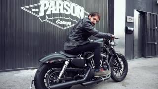 Harley Davidson Iron 883 Custom amp Exhaust sound [upl. by Euqnomod]