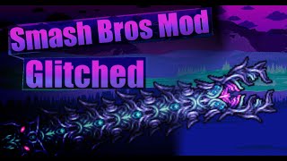 Terraria Devourer of Gods GLITCHES Tmodloader 144 Smash Bros Boss Fight [upl. by Idel]