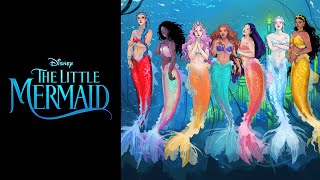 The Little Mermaid LiveAction Remake  Ariels Mersisters costumes revealed [upl. by Igic]