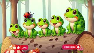 Five Little Speckled Frogs  Nursery Rhymes for Babies  Nursery Rhymes for Toddlers  Kids Songs [upl. by Rhyner164]