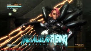 Metal Gear  Rising Revengeance  Raiden VS Mistral Boss Fight [upl. by Gwenn849]