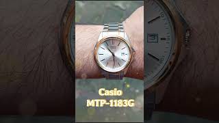 Casio MTP1183G  Classical Watch  The Watch Buddy  Wrist Roll mtp1183g casiovintage casio [upl. by Charlot]