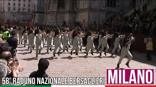 La “Corsa” sotto il Palco  Raduno Naz di Milano 2010  Fanfara Bersaglieri “Scattini” di Bergamo [upl. by Boni]