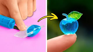 DIY FIDGET TOYS 😍✨IS THIS THE MOST SATISFYING SLIME EVER 💙🍏 [upl. by Philippa126]