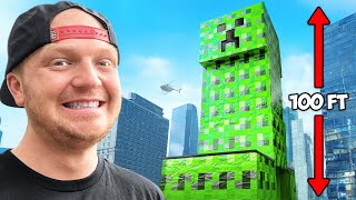 I Survived Worlds Biggest Minecraft Creeper [upl. by Modern]