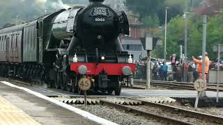 Flying Scotsman at Exeter St Davids [upl. by Luapsemaj]