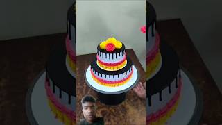 Chocolate Step Cake ytshorts cakedecorating zqlivlog video youtubeshorts [upl. by Ferretti401]