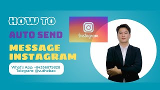 How To Auto Send Message Instagram  Automated Send DMS On Instagram [upl. by Monica]