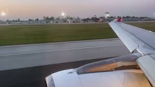 Lauda Ryanair A320 takeoff from Zagreb ZAG Europe Tour 2024 [upl. by Attenborough]