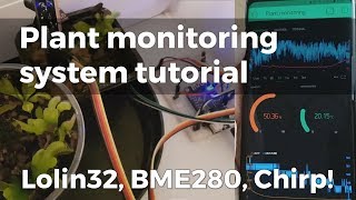 Plant monitoring system tutorial ESP32 Lolin32 Lite Blynk [upl. by Osy]