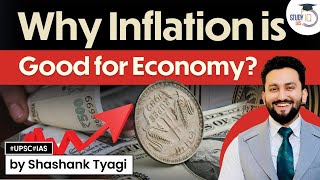 Inflation its types amp Utility for Economy  Recession Deflation Growth  UPSC [upl. by Mikeb487]