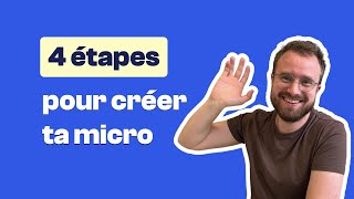 Les 4 étapes pour créer ta microentreprise gratuitement [upl. by Nulubez]