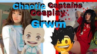 Haikyuu Captains cosplay grwm cosplay collab with N1ghtm4reCosplays [upl. by Todd]