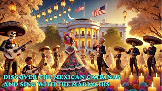 DISCOVER THE MEXICAN CATRINAS AND SING WITH THE MARIACHIS [upl. by Yrolam]