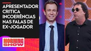 Tiago Leifert perde paciência com Casagrande após ser criticado por fala sobre morte de torcedora [upl. by Stroud]