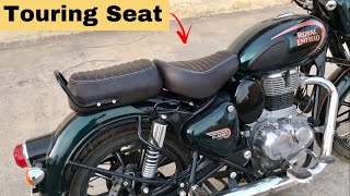 Touring Seat For My New Classic 350  Very Comfortable 👌 [upl. by Jeanine]