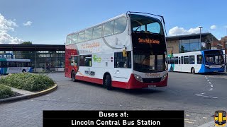 Buses at Lincoln Central 21092023 [upl. by Dove]