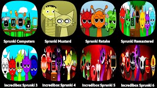 Phase 3 VS Phase 4 VS Phase 5 VS Phase 6 Incredibox Sprunki Sprunki Computers Sprunki Mustard [upl. by Cassella923]