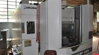 OKUMA MF 46VA  Centro di lavoro verticale usato  in vendita [upl. by Marillin]