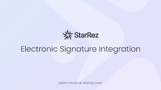 StarRez Electronic Signature Integrations [upl. by Dorweiler]