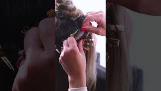 The BEST hair extension method 🤩 [upl. by Birkett]