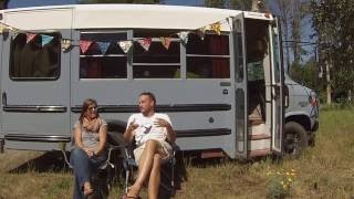 Mark and Karins 1995 Chevy Diesel Bus Conversion  Bus Life Adventure [upl. by Arocal]