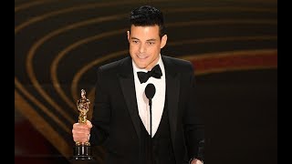 Watch Rami Malek pay tribute to Freddie Mercury [upl. by Rabjohn]