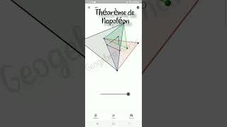 Théorème de Napoléon sous geogebra [upl. by Sup]