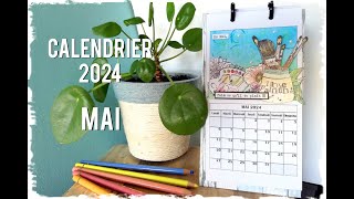 Calendrier 2024  Mai [upl. by Welcome]