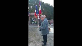 Cérémonie Hommage Jean Nicolas Panezyck 23 08 2018 [upl. by Benjamin]