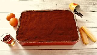 TIRAMISU  la ricetta perfetta per un tiramisù classico [upl. by Nehgaem]