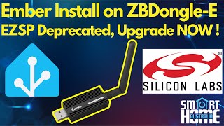 Install Ember Firmware onto a Sonoff ZBDongleE Zigbee Adapter [upl. by Netloc131]