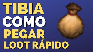 Tibia Como Pegar Loot Rápido [upl. by Helge]