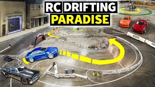 This Car Shop Turned Into a RC Drift House Super G Drift Arena [upl. by Tsew]