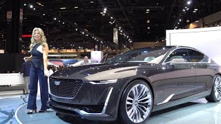 2020 Cadillac Escalade Twin Turbo V16 Luxury Sedan Concept at Chicago Auto Show 4K [upl. by Shira134]