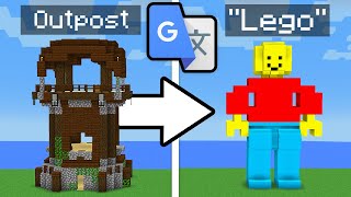 I Put Every Minecraft STRUCTURE Through Google Translate 1 QUADRILLION Times [upl. by Aitsirt]