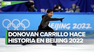 Donovan Carrillo finaliza su participación en Beijing 2022 con espectacular rutina [upl. by Nosa]