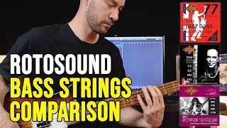 Rotosound Bass Strings Comparison [upl. by Otrebtuc23]