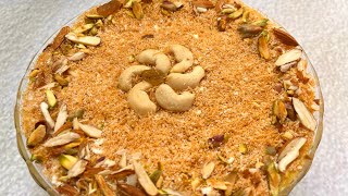 Eid Special Crispy Nawabi Seviyan  Creamy Vermicelli Dessert Recipe  Nawabi Semai [upl. by Kahn]