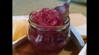 Marmellata di cipolle rosse Red onion jam Easy with Desy [upl. by Noscire507]