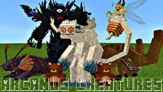 Minecraft ARCANUS CREATURES ModAddon [upl. by Salohci465]