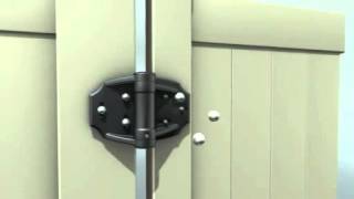 TruClose Heavy Duty MultiAdjust Gate Hinge Installation Video [upl. by Eniala]