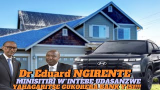 IByo utari uzi kuri Dr Eduard NGIRENTE Minisitiri wintebe Udasanzwe [upl. by Gnas]