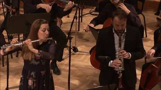 Danzi Sinfonia Concertante for flute amp clarinet Irena Kavčič Tommaso Lonquich RTV Slovenia [upl. by Olin596]