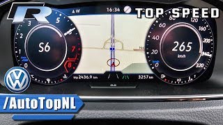 2018 VW Golf R 310HP ACCELERATION amp TOP SPEED 0265kmh by AutoTopNL [upl. by Lednahs]